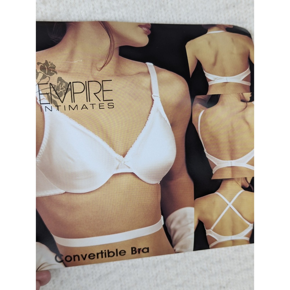 Vintage Convertible Bra 34C Beige New Empire Intimates USA Style 4805‎